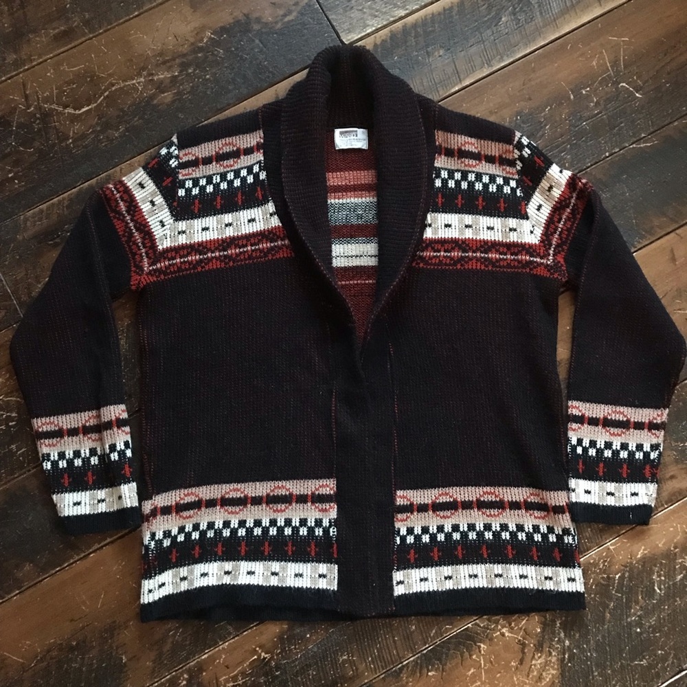 Vintage Montgomery Wards Cardigan Sweater.